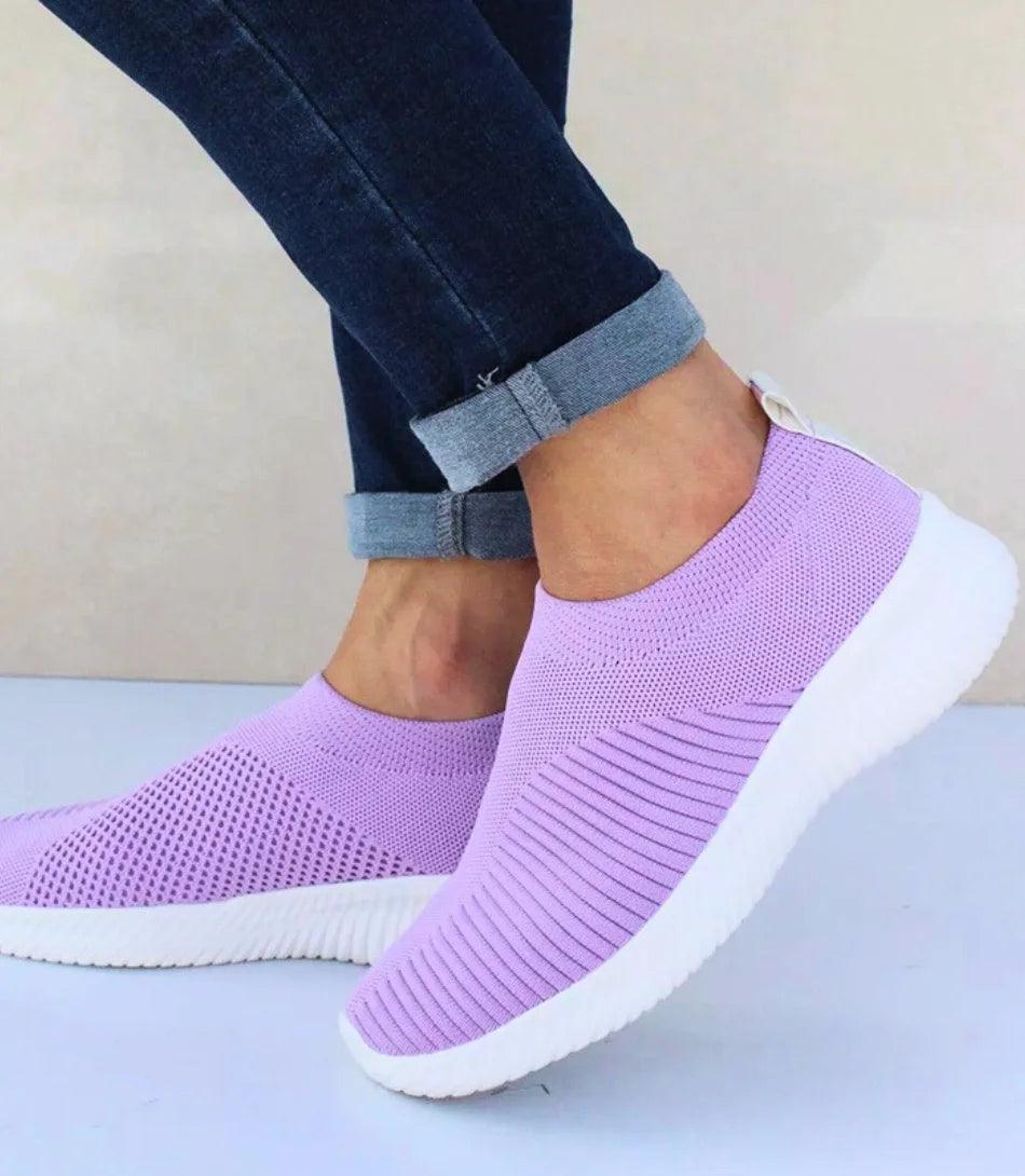 Tênis Slip-On Knit Conforto Leve Feminino | Vulcan