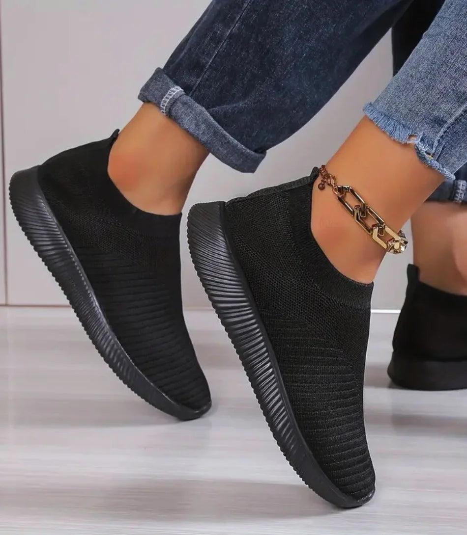 Tênis Slip-On Knit Conforto Leve Feminino | Vulcan