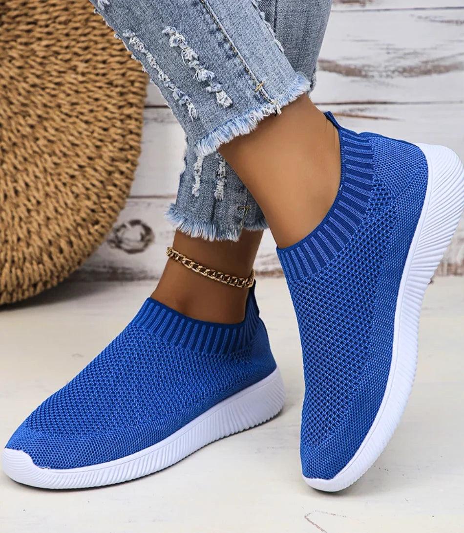 Tênis Slip-On Knit Conforto Leve Feminino | Vulcan