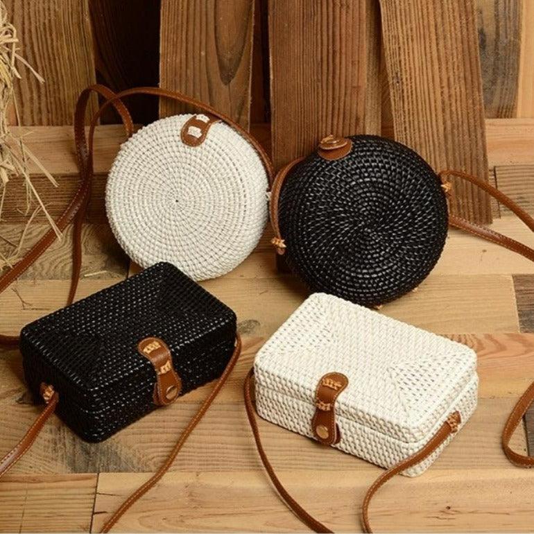 Bolsa de Palha Rattan