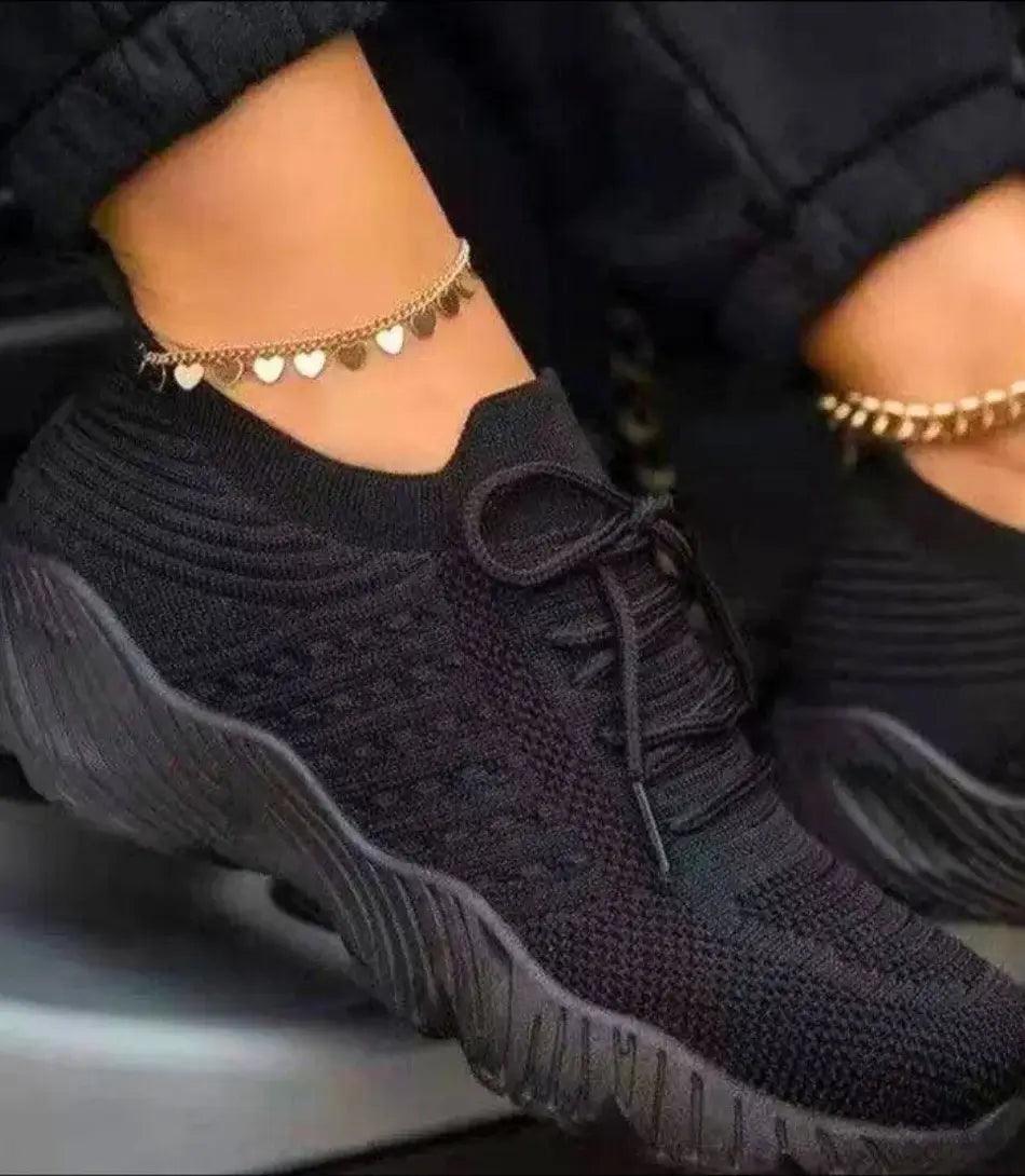 Tênis Feminino Casual Confortável Knit | Mila
