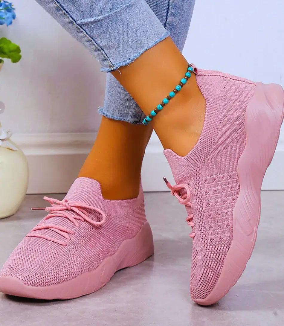 Tênis Feminino Casual Confortável Knit | Mila