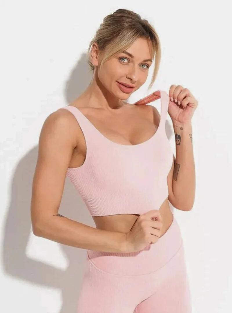 Conjunto de Roupa Fitness Feminino