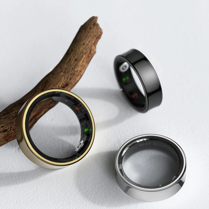 Anel Health Monitor – Acompanhe Sua Saúde 24h: Calorias, Sono, Batimentos, SpO₂ e Pressão Arterial com Estilo e Discrição