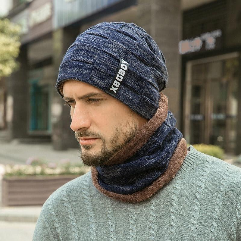 Gorro Masculino de Lã e Cachecol | Brods