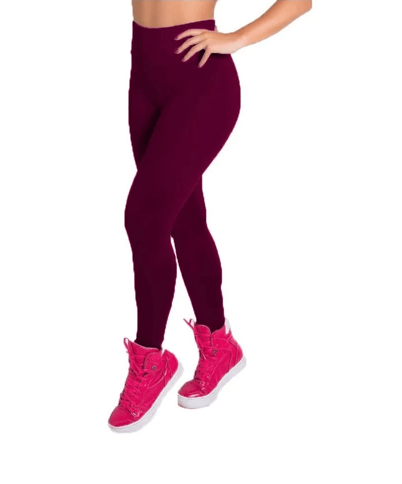 Calça Legging Básica Cintura Alta