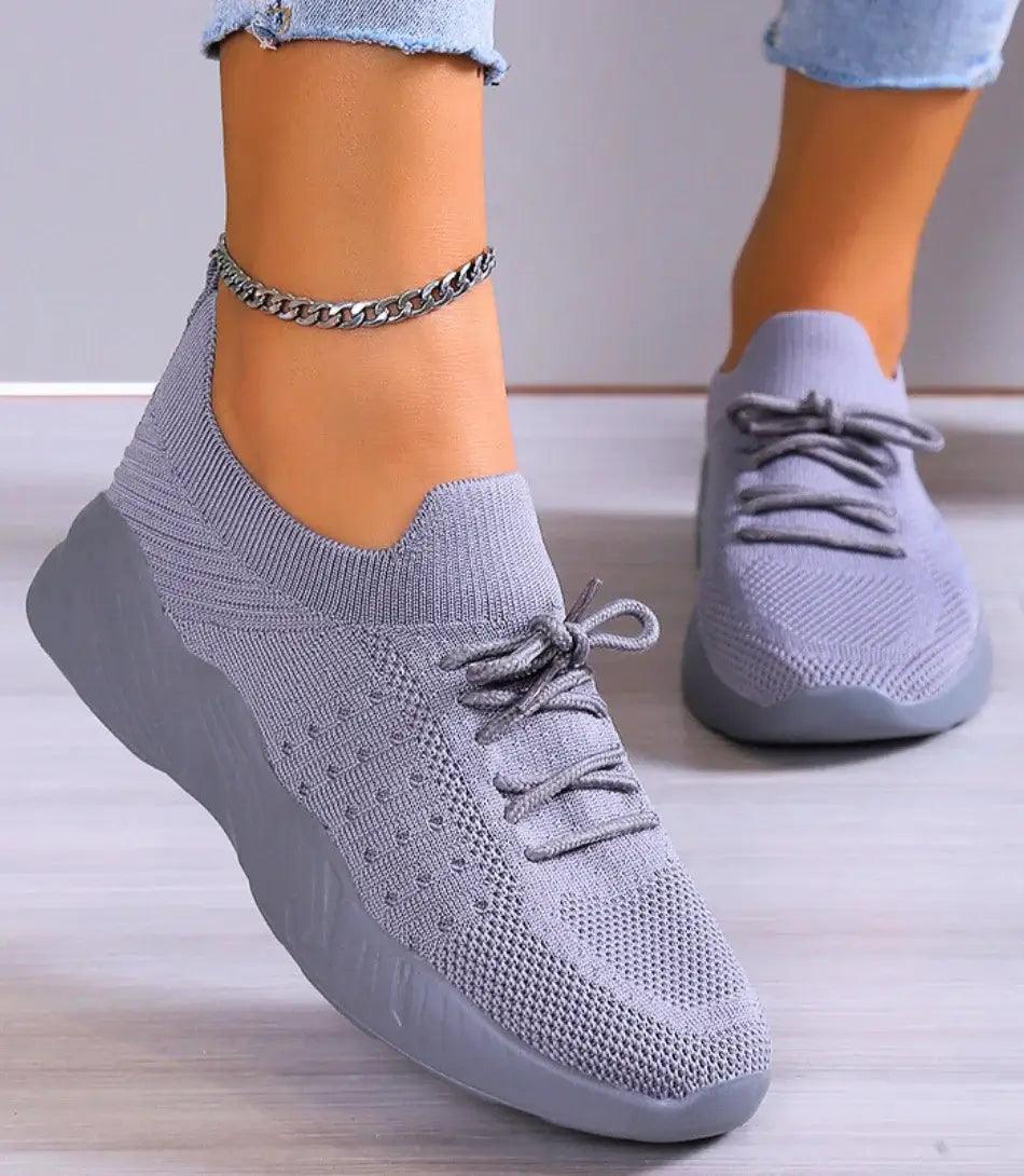 Tênis Feminino Casual Confortável Knit | Mila