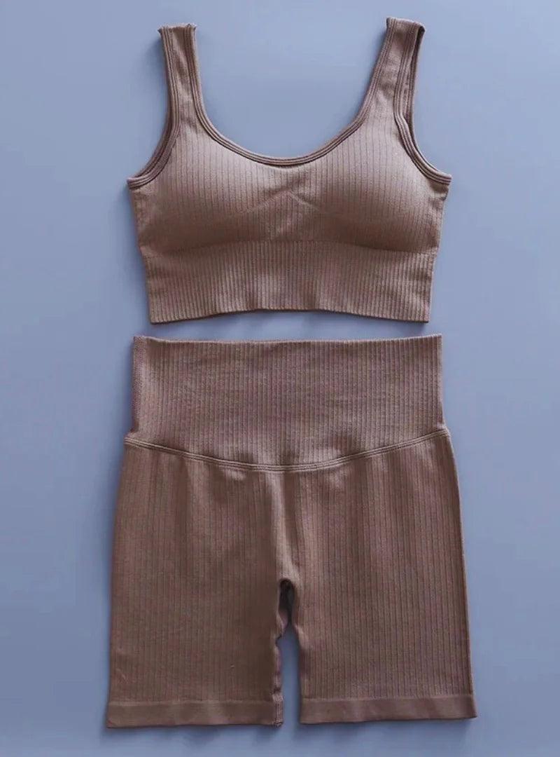 Conjunto de Roupa Fitness Feminino