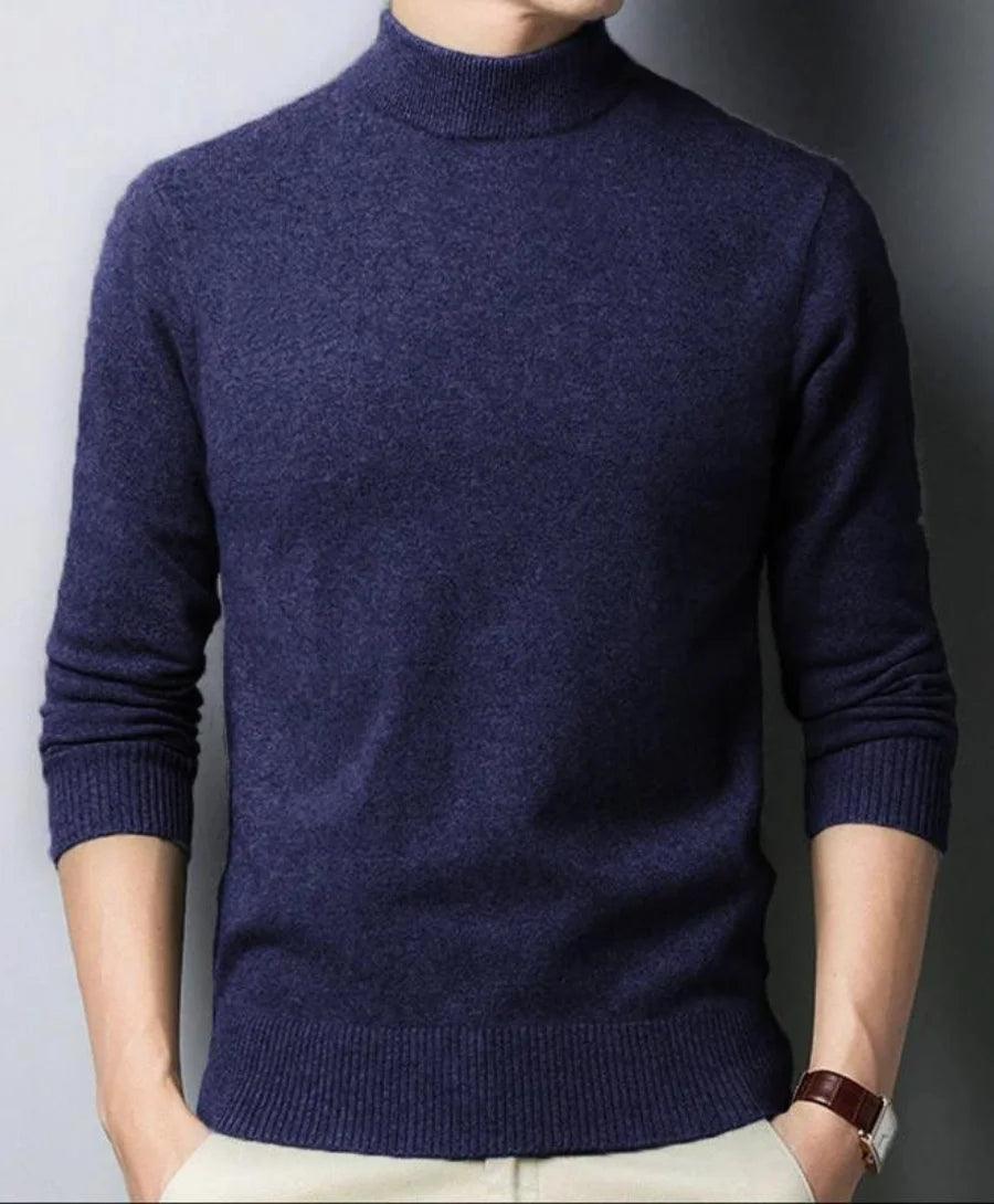 Suéter Masculino com Gola Média | Luand