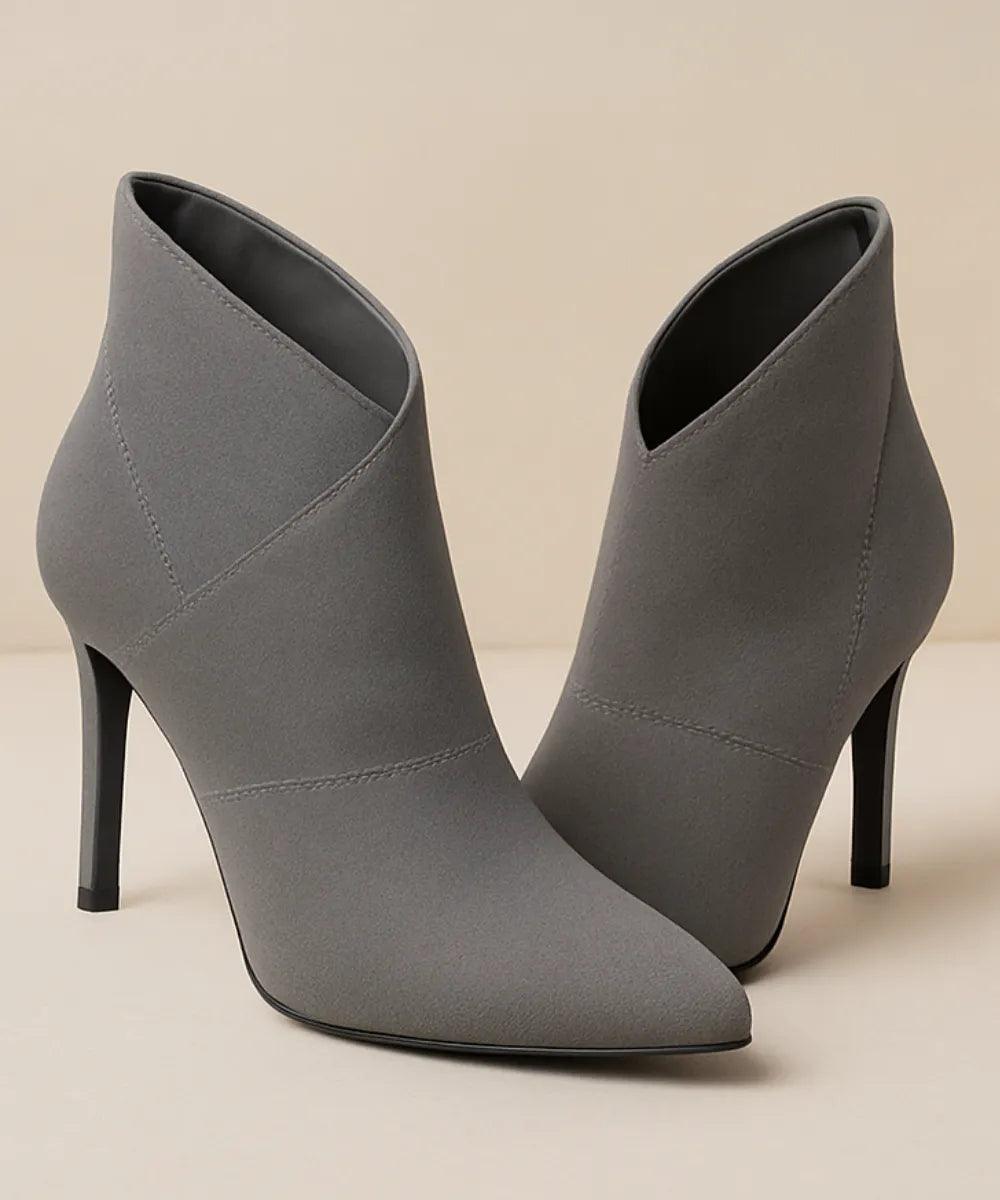 Bota Feminina Cano Curto com Salto Fino Elegante