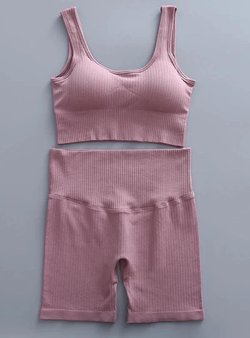 Conjunto de Roupa Fitness Feminino