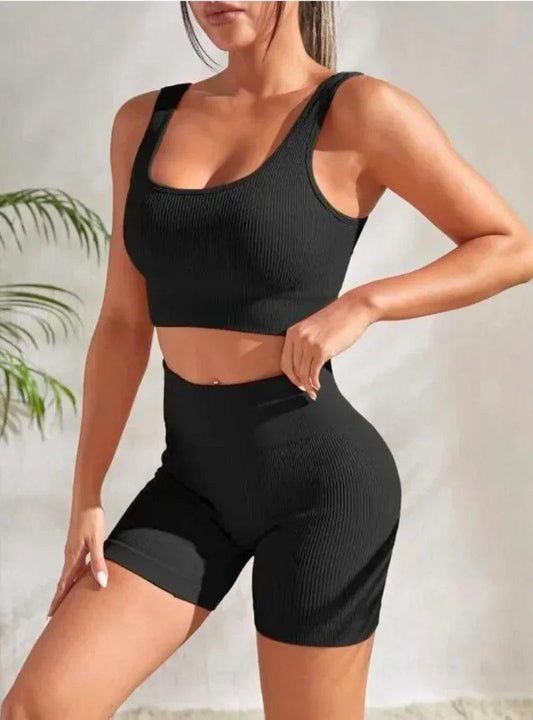 Conjunto de Roupa Fitness Feminino