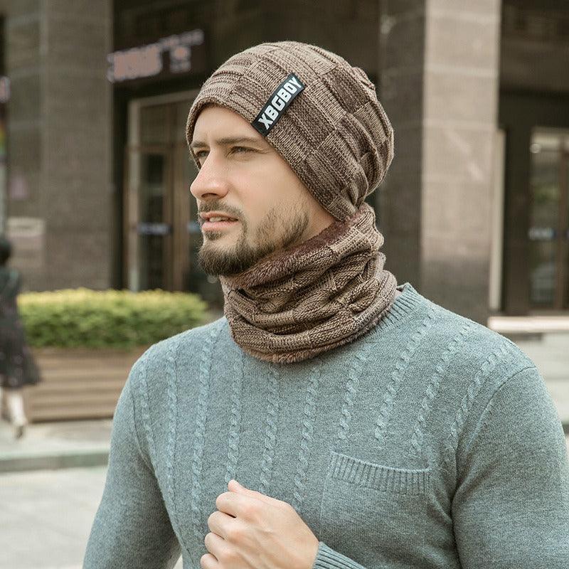 Gorro Masculino de Lã e Cachecol | Brods