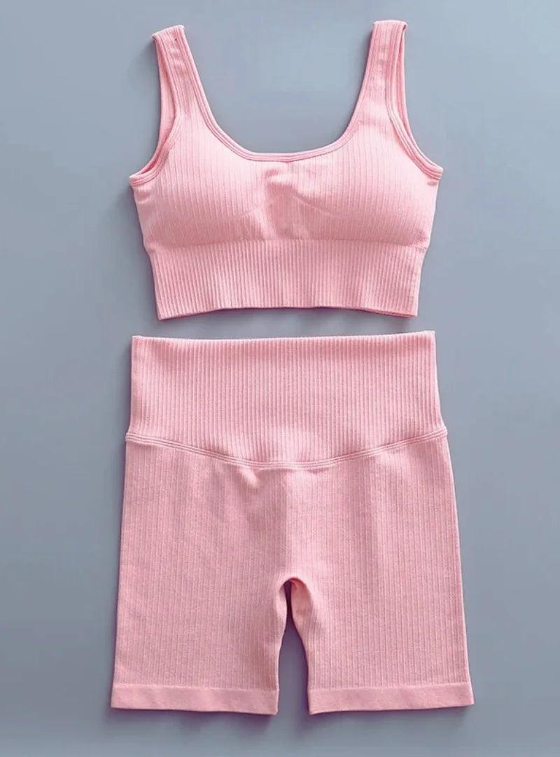 Conjunto de Roupa Fitness Feminino